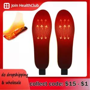 겨울 캠핑 야외 발열 깔창 신발 삽입형 따뜻한 발 스키 등산용 조절 가능한 온도 내부