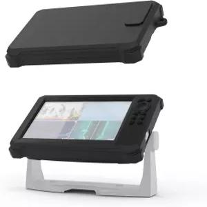 코로아오 피쉬 파인더 보호 실리콘 스킨 케이스 및 로우랜스 이글 9인치 - 풀 커버 긁힘 방지 미끄럼 블랙