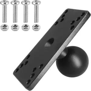 WINDFRD 알루미늄 피쉬 파인더 마운트 플레이트 1.5인치/C 사이즈/38mm 볼 Humminbird 헬릭스 7 RAM 스코티