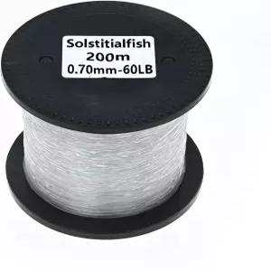 매달기 위한 656피트 투명 낚싯줄 나일론 보이지 않는 끈 모노필라멘트 공예 풍선 팔찌 목걸이 비딩 및