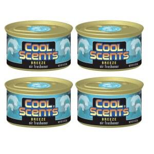 California Cool Scents 공기 청정기 오래 지속되는 냄새 제거제, 자동차, 집, 사무실, 트럭, 밴, 브리즈 향, 4팩