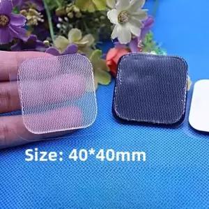 100PCS/50PCS/10pcs 4CM 전도성 접착 젤 패드 시트 Tens EMS 마사지 기계