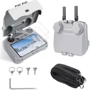화면 보호 커버가 있는 UTEBIT RC 2 선 후드 키트 및 DJI 미니 5 프로/미니 4 프로/매빅 프로/플립/에어 3