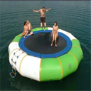 제이코 물놀이 빠지 플로팅 트램펄린 대형 수상 튜브 물놀이 침대 야외 충전식 워터 놀이터