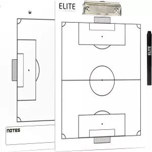 엘리트 클립보드 축구 화이트 드라이 이레이즈 코치 마커가 있는 양면 코칭 화이트보드