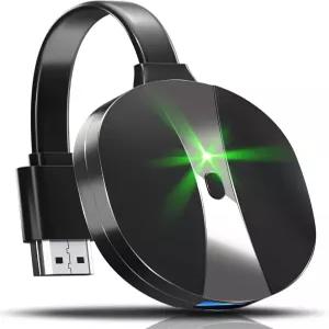 4K iOS 무선 디스플레이 어댑터 다이렉트 플러그 앤 플레이 듀얼 밴드 2.4G+5G i-Pad 안드로이드 태블릿