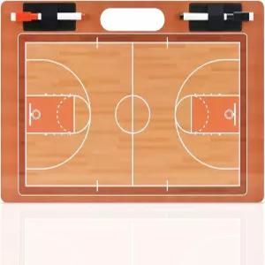 YECCULLO 휴대용 전술 보드 코치 스코어보드 지워지는 표면 PVC 소재 디자인 마커 펜 2개 포함 재사용 가능