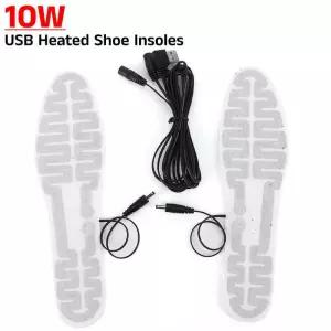 USB 온열 신발 깔창 발 따뜻한 필름 겨울 야외 스포츠 난방 남녀 공용