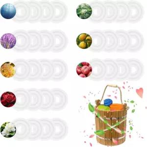 솔라래디 32PCS 타월 워머 향 정제 8가지 담긴 디스크 빠른 가열 아로마 서라운드를 위한 가정의 편안함