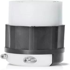 레비톤 30암페어 600볼트 3상 NEMA L17-30R 3P 4W 잠금 커넥터 산업용 등급 접지 2743 흑백