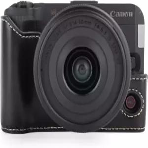 캐논 EOS R50 V 카메라용 무지리 키노쿠 케이스 PU 가죽 V/R50V 하프 프로텍티브 하단 및 핸드 그립 디자인