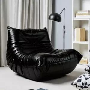 토고 소파 2인용 좌식 애벌레 스웨이드 원룸 거실 전신