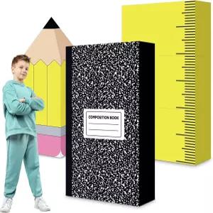 유노트 3.9피트 유치원 졸업 장식 대형 연필 자 상자 2026년 교실 테마 사진 부스 소품