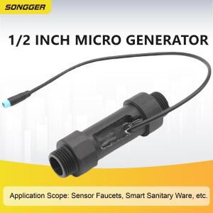 스마트 수도꼭지 및 샤워용 5V 미니 수력 발전기 M6 커넥터 1/2 나사산 자동 욕실용