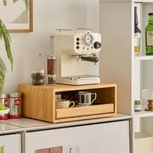 커피 물컵 리프트 찻잔 코너 및 데스크탑 서랍 머신 수납함 식 선반 세트