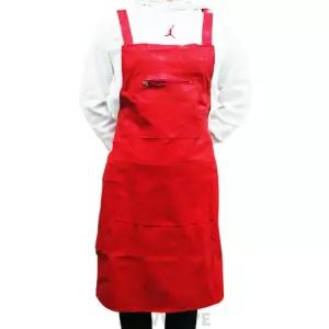 새결이네 가죽 방수 앞치마 빨강 포켓앞치마 방수원단