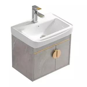 북유럽 벽걸이 세면대 방수 발코니 소형 세라믹 욕실 스타일 캐비닛