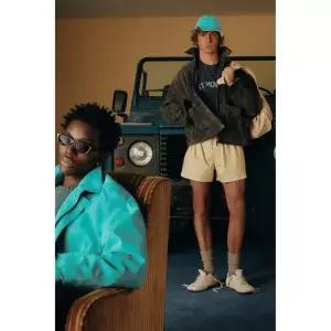 ZARA 릴랙스 핏 스웨이드 재킷 - 그레이 375142