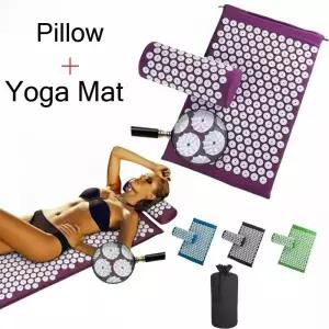 시아츠 지압 매트 스파이크 마사지 패드 쿠즈네프스 리케이터 스포츠 피트니스 쿠션 요가 필라테스 운동