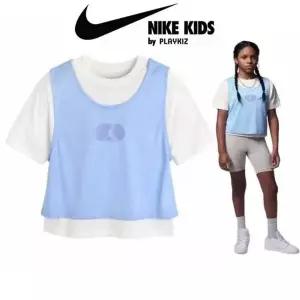 [나이키]키즈 주니어 걸스 레이어드 반팔티 N252TS300P 742082