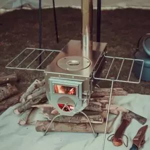 캠핑 스테인리스 화목난로 스토브 연통 가방포함