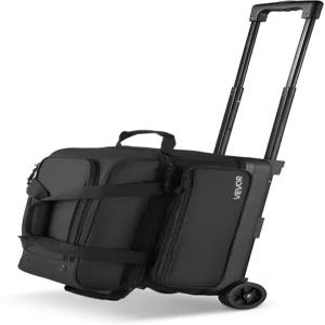 VEVOR 볼링 볼백 바퀴 달린 2구 신발을 위한 별도의 수납공간 미국 사이즈 16까지 및 오버사이즈 액세서리