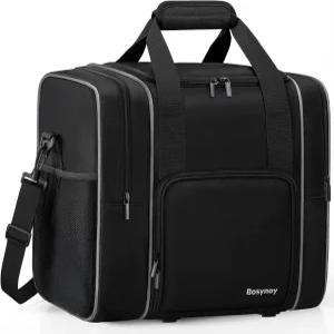 신발 수납공간이 있는 싱글볼용 보즈노이 볼링 토트 캐리어 1개 패딩 홀더 및 멀티플 포켓이 남성 사이즈