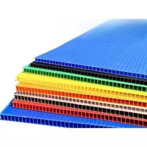 바닥 베니아 PVC 청 백색 보양재 플라스틱골판지 청색