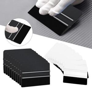 20피스 자동차 스티커 필름 설치 스퀴지 비닐 탄소 섬유 스크래퍼 긁개 랩 펠트 포장 창 색조 도구