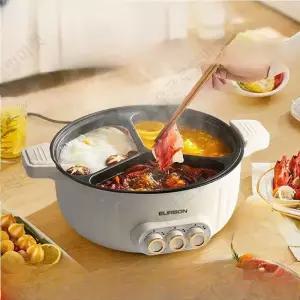 3단 멀티쿠커 다기능 3구 기숙사 원룸 캠핑 휴대용 여행용 전기 훠궈 전기냄비 대용량 샤브샤브 멀티쿠커 가정용 분리형 스텐 여행용 캠핑용 다용도 요리냄비