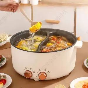 3단 멀티쿠커 다기능 3구 기숙사 원룸 캠핑 휴대용 여행용 전기 스텐 2칸 전기냄비 다기능 미니쿠커 가정용 휴대용 샤브샤브 스텐전기찜기 여행용 요리용기 대용량 분리형 내솥 스테인리