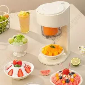 가정용 눈꽃빙수기 전동 슬러시 기계 소형 자동 얼음분쇄기 다기능 제빙기