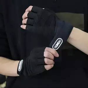 헬스 손목보호대 장갑 1 Pair Fitness Gloves Wrist Half Finger Barbell Equipment Cycling Quality Men S