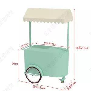 푸드트럭 이동식 푸드카 커피트럭 커피 다기능 카트 노점 밥차 트레일러 카페 포장마차 야시장 스낵차 디저트차 커피차 대여 출장용 야시장용 매대 야외 이동식 다기능 판매대 접이식 노점