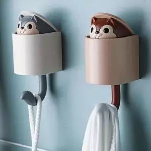 [생활] 마스크 정리 벽후크 아이방 벽걸이 고리 수납 걸이 대형