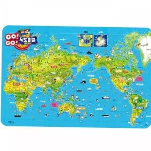 어린이퍼즐 TBZ 108조각 판퍼즐 - 고 세계 지도
