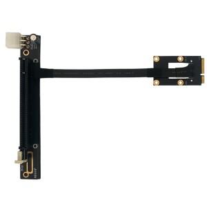 그래픽 카드 연장 코드 미니 소형 PCIe-X16 PCIE3.0 8G BPS PCI-Express mPCIe 16x 직선/직각 어댑터 케이