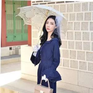 경성시대 TBZ 교복몰 블루 봄과 가을감성 경성의복 개화기 의상