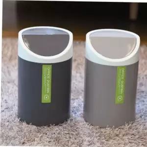 플라스틱휴지통 가정용휴지통 사무실휴지통 거실휴지통 원형스윙휴지통5.5L