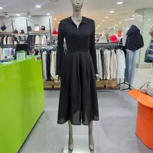 시슬리/애플아울렛/티에리 우븐 패치 롱 원피스 SAKO32531