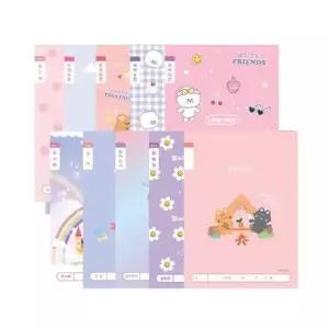 [문구] 여아용 초등학생 노트 세트 10권 저학년 공책 학습 도구 12 1세트