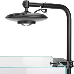 하이거 55W 고PAR LED 수족관 조명 아쿠아스케이프 심은 수조 팔루다리움용 풀 스펙트럼 어항 조절 가능한