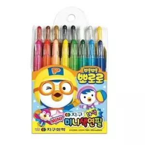 [문구/오피스] 16색 뽀로로 미니샤프식색연필