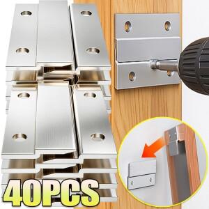 알루미늄 합금 Z 모양 그림 걸이 간편 설치 범용 녹 방지 후크  거울 하드웨어