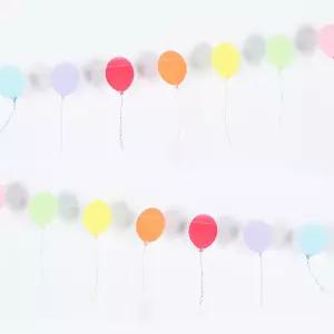 생일파티 풍선 깃발 행사 풍선가렌드 파티장식 장식소품 성탄절 산타 장식깃발 유치원