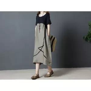 여름 깔끔 원피스 여사친 롱 하객 휴양지룩 반팔 룩 휴양지 임산부옷 40대