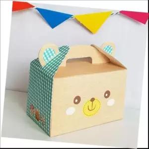 [문구] K09 곰손잡이상자 1개 선물상자 어린이날포장 입학 졸업선물 어린이집 생일선물 10매