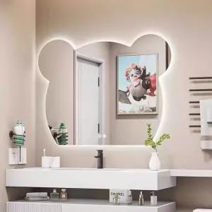 무드등 방폭 메이크업 LED 곰돌이 라이트 파우더룸 욕실 거울