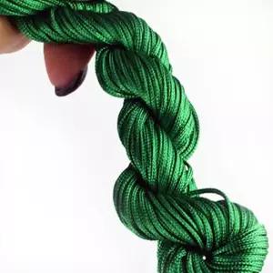 매듭실 목걸이 만들기 재료 컬러 1mm 초록 매듭실 매듭팔찌재료 실팔찌만들기