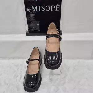 미소페 By미소페 여성 골드 버클 메리제인 구두 112HH431TT021 BLACK 2 JJ 291247